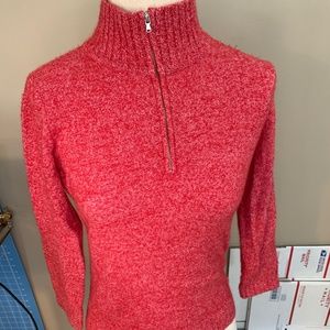 Quarter Zip White + Warren Sweater